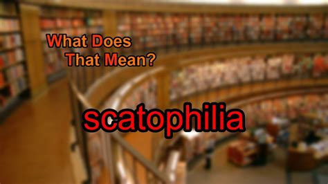 Scatophilia Definition & Meaning